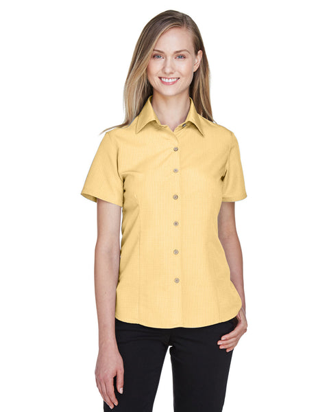 Harriton M560W Ladies' Barbados Textured CampShirt