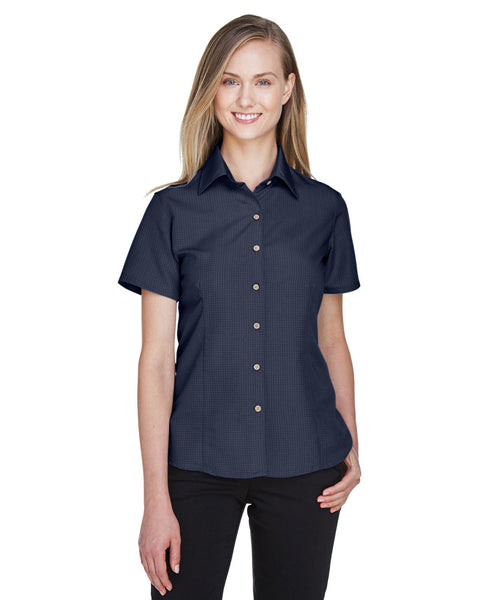 Harriton M560W Ladies' Barbados Textured CampShirt