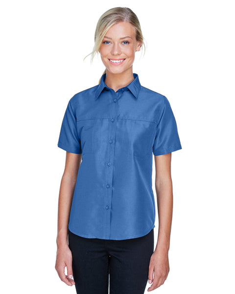 Harriton M580W Ladies' Key West Short-Sleeve Performance Staff Shirt