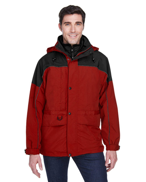 North End 88006 Adult 3-in-1 Two-Tone Parka