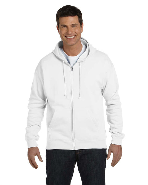 Hanes P180 Adult EcoSmart 50/50 Full-Zip Hooded Sweatshirt
