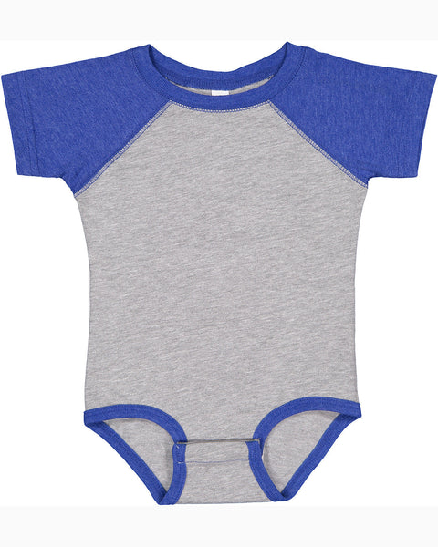 Rabbit Skins RS4430 Infant Baseball Bodysuit