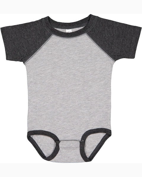 Rabbit Skins RS4430 Infant Baseball Bodysuit