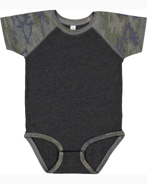 Rabbit Skins RS4430 Infant Baseball Bodysuit