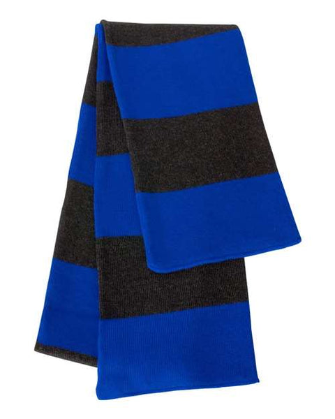 Sportsman SP02 Rugby-Striped Knit Scarf