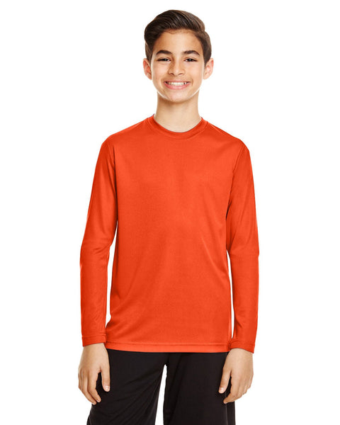 Team 365 TT11YL Youth Zone Performance Long-Sleeve T-Shirt
